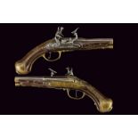 A rare pair of snaphaunce flintlock pistols by 'Il Pacini'