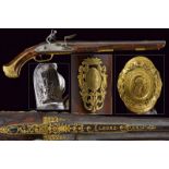 A beautiful flintlock pistol by Alegre