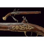 A flintlock pistol by Le Fer