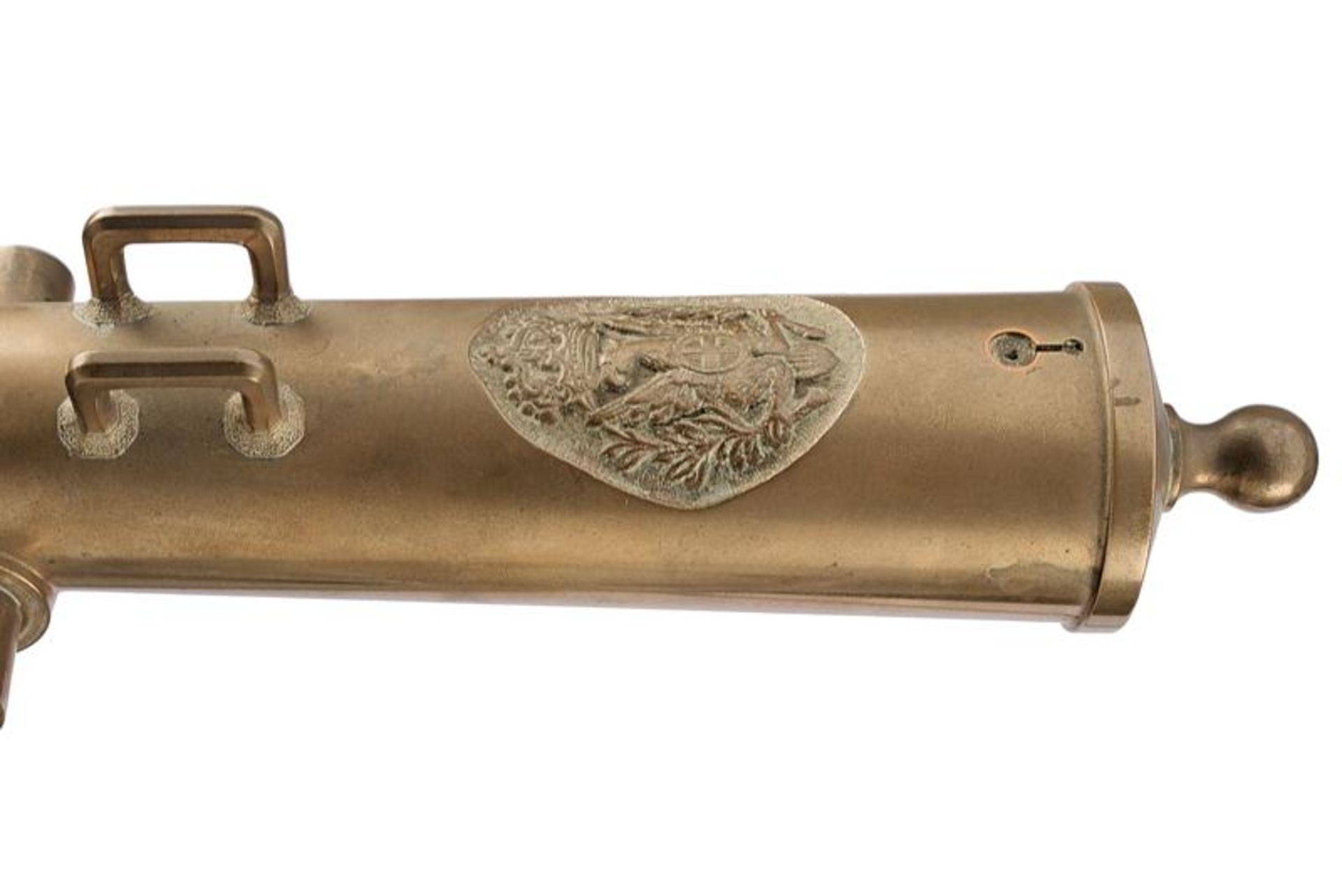 A cannon model with Savoy coat-of-arms - Bild 3 aus 5
