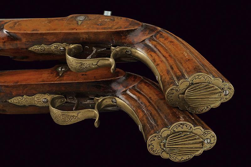 A pair of percussion pistols by Georges Alep - Image 6 of 6