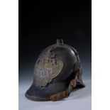 A helmet of the Civic Guard