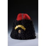 A fur hat for an officer of the Leib Guard Kuban Cossack regiment