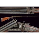 An interesting combined double-barreled shotgun by Wernig