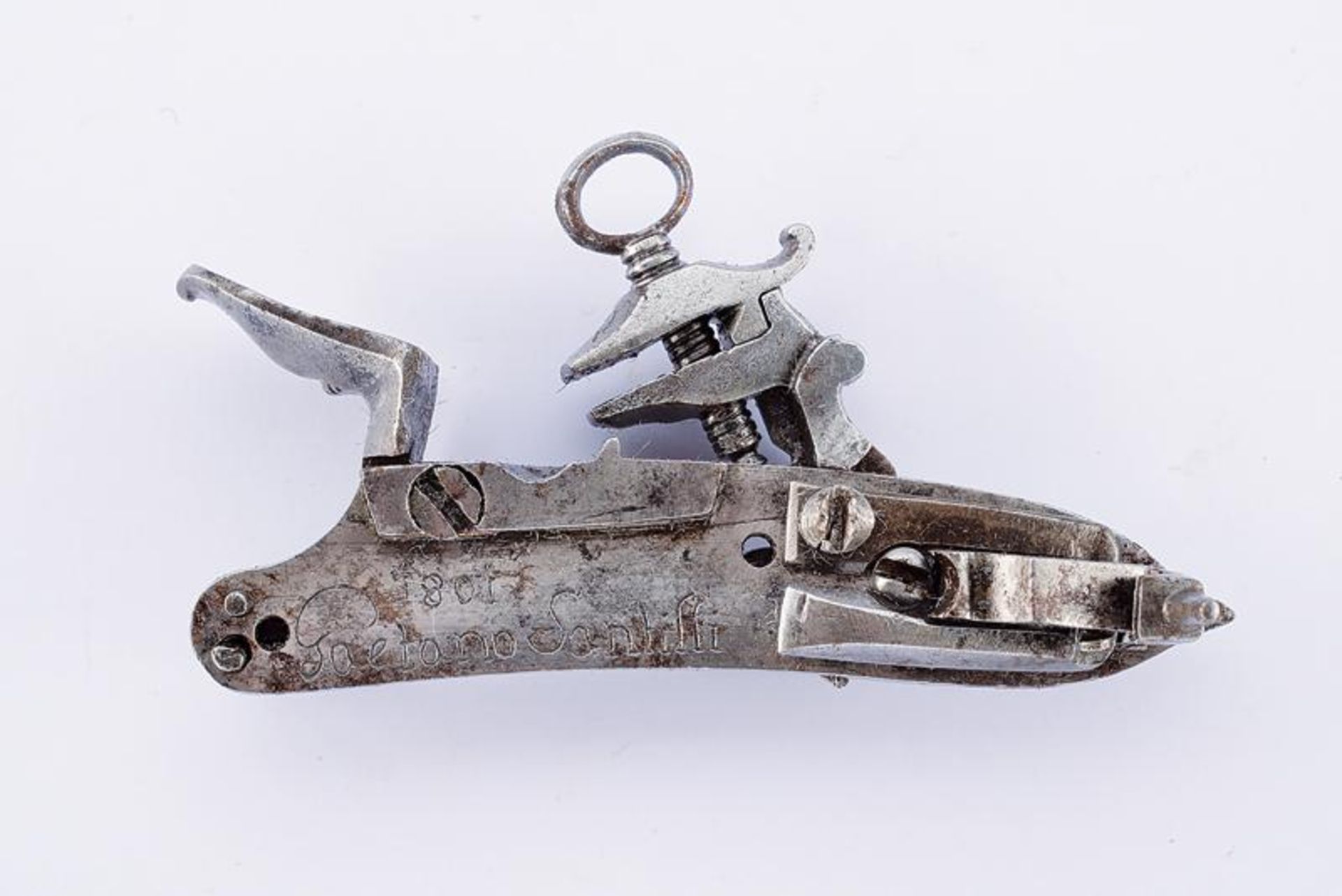 A roman style flint lock by Santilli - Image 2 of 3