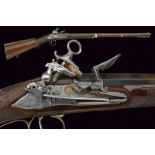 A beautiful miquelet flintlock gun