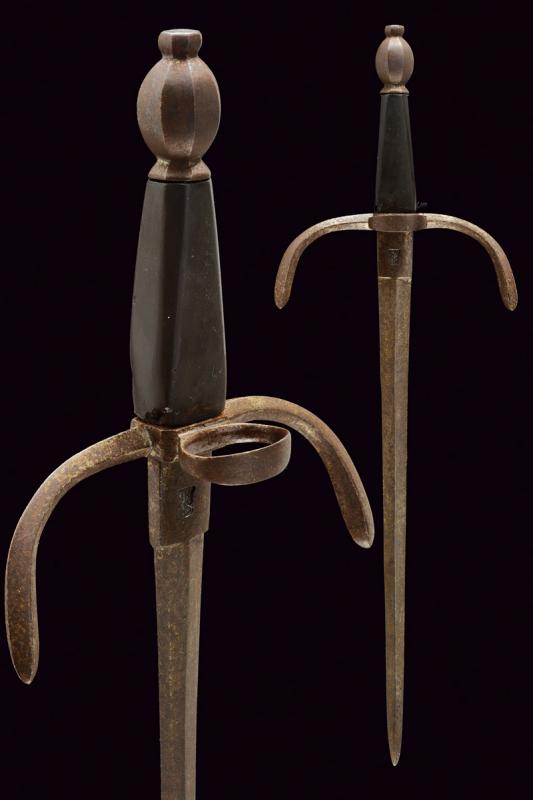 A left-hand dagger