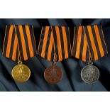 Three medals for the Crimean War 1853 - 1856