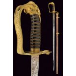 A Civic Guard officer's sabre, model 1847