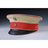 An officer's visor cap of the Garde du Corps