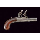 A flintlock pocket pistol by Staudenmayer