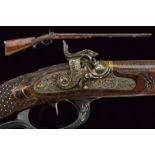 A beautiful double barrelled percussion shotgun by Kreisser & Weigandt