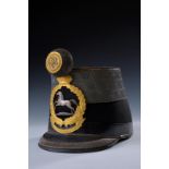 An 1860 model Line Infantry officer's shako