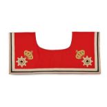 A trooper's saddle blanket of the Guard du Corps