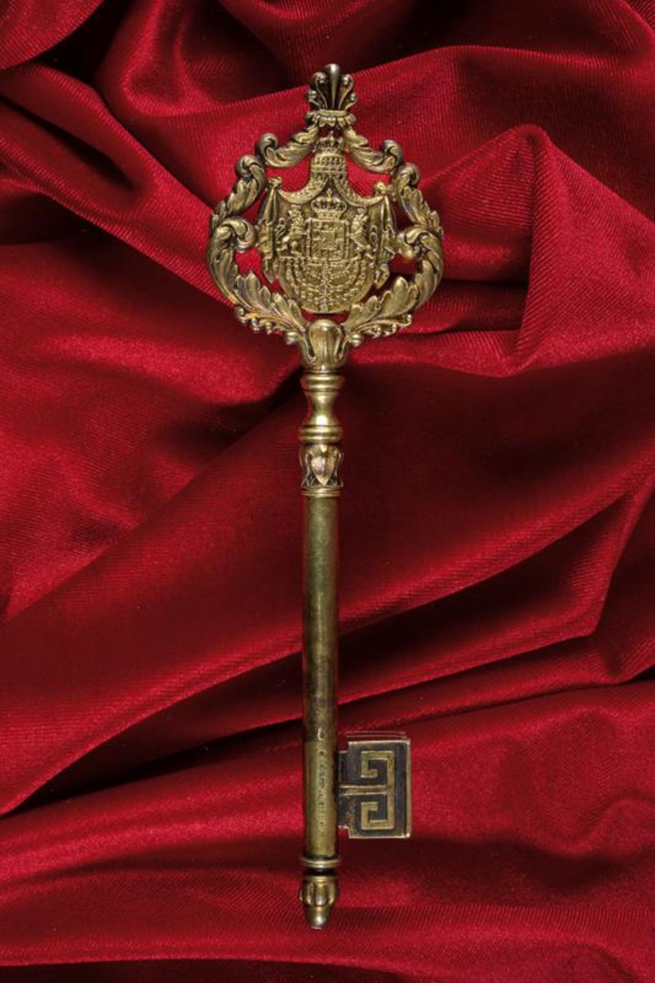 A rare chamberlain's key, reign of Ludwig III (1913-1918)