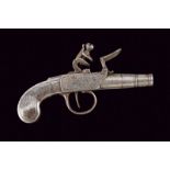 A full iron mounted flintlock pocket pistol