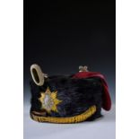 A NC-officer's fur hat of the 19th Husaren Rgt.