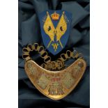 A badge and gorget for flag bearers