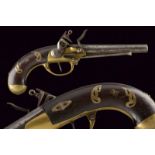 A 1777 model cavalry flintlock pistol