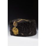 An officer's fur hat