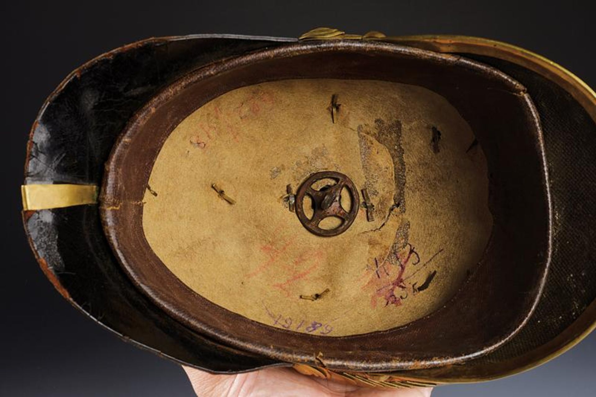 An 1868 model helmet with bandeau of the battle of Plovdiv (1878) - Bild 8 aus 12