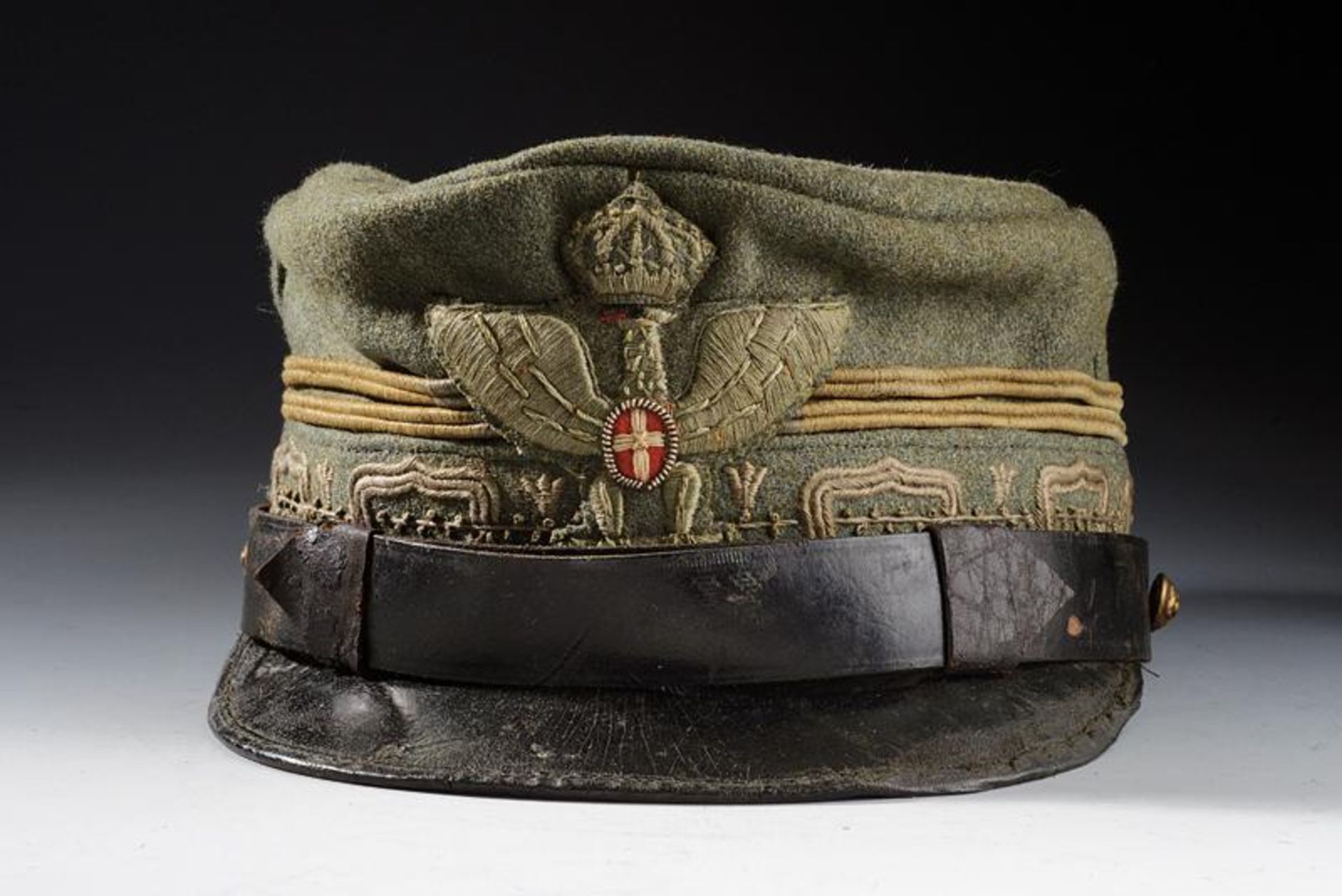A general's field gray visor cap - Image 3 of 7