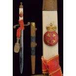 A navy Kortik (dagger) with St. Anna order and sword knot