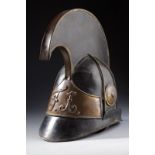 A cavalry trooper's helmet