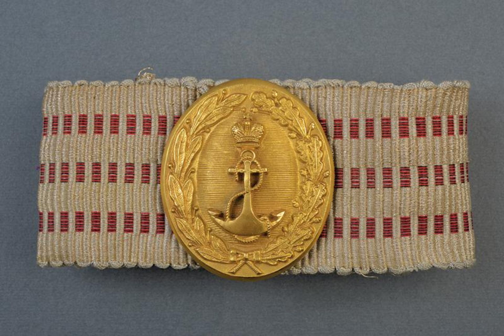 An imperial navy officer's belt buckle