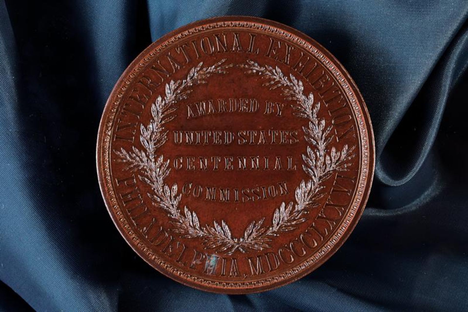 'INTERNATIONAL EXHIBITION PHILADELPHIA 1876' bronze medal - Bild 3 aus 3