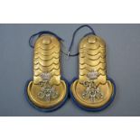 A pair of troopers epaulettes from the 2nd Leib Uhlan Rgt. Kurland