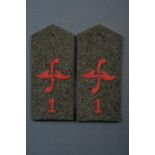 A pair of airforce trooper's shoulder boards