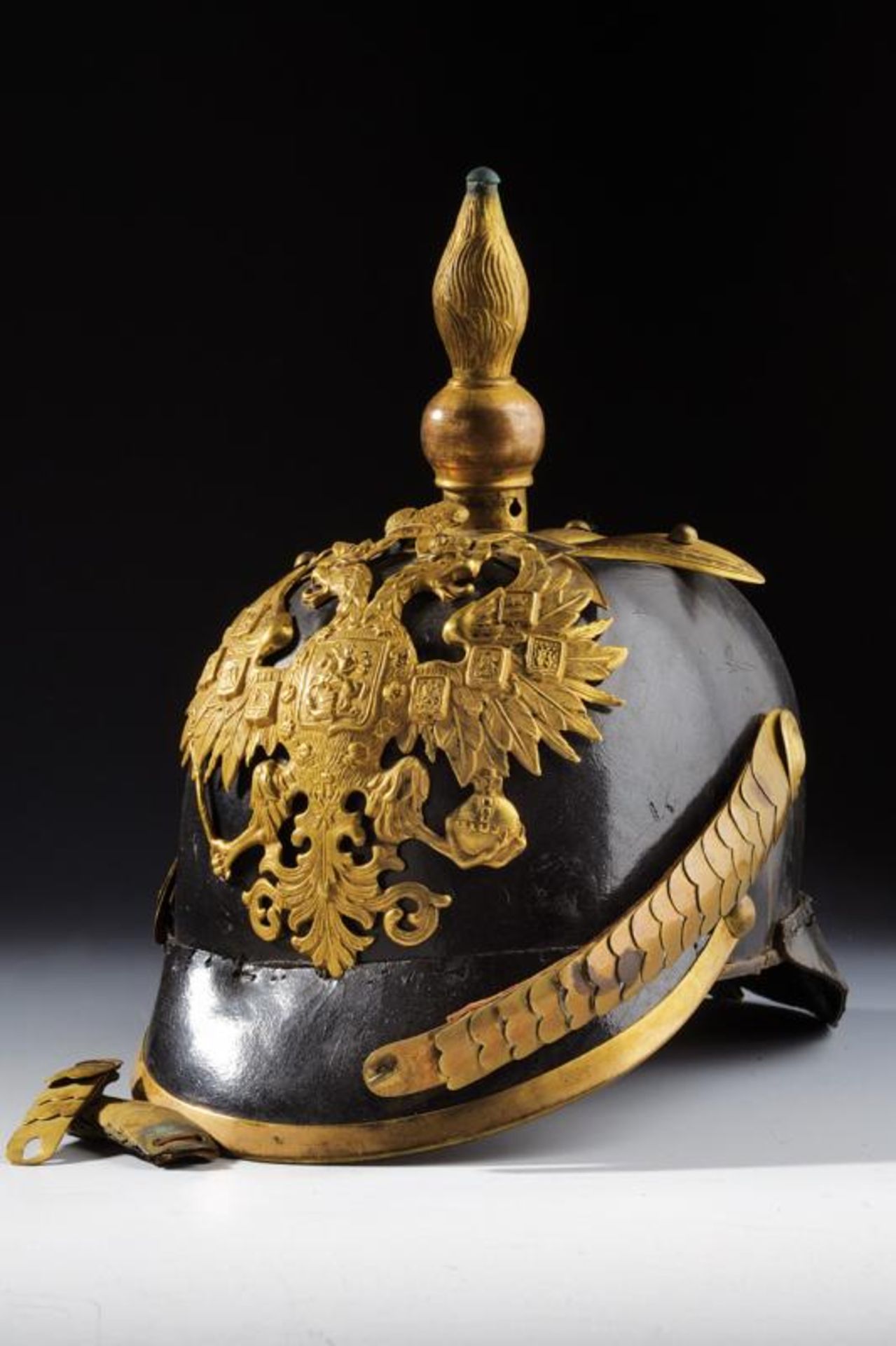 An 1868 model helmet with bandeau of the battle of Plovdiv (1878)