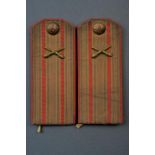 A pair of an artillery colonel's shoulder boards