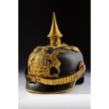 An infantry officer's helmet