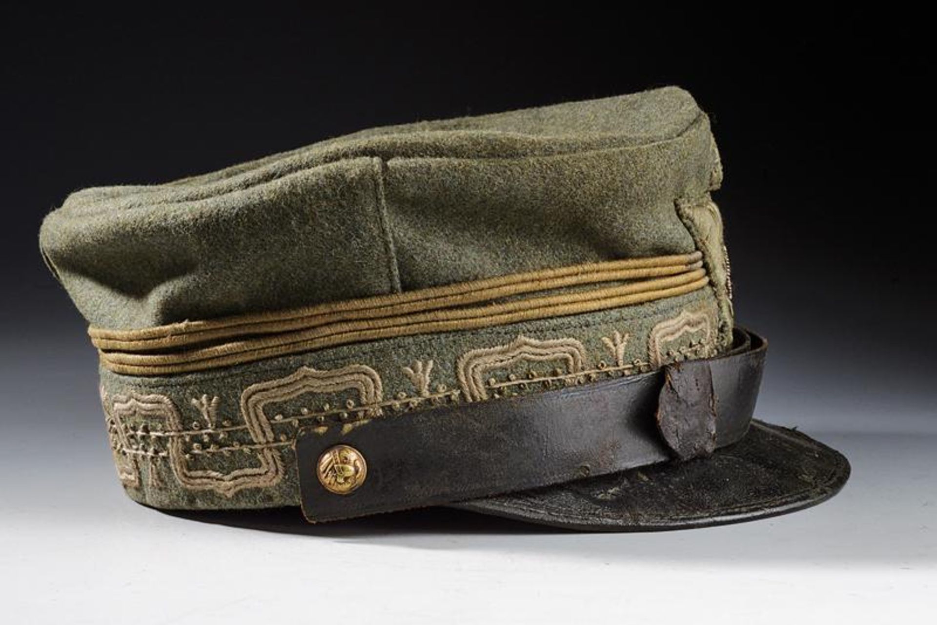 A general's field gray visor cap - Image 2 of 7