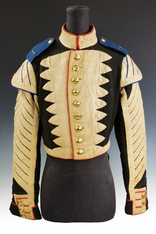 A military band member's jacket of the 4th Infantry, Crimean War