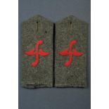 A pair of airforce trooper's shoulder boards