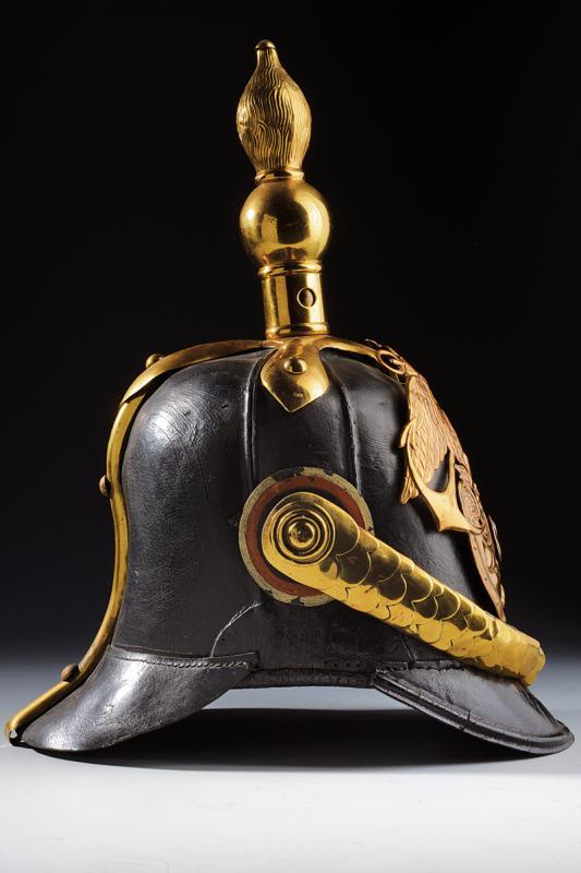 A very scarce helmet of the Naval artillery - Image 3 of 8