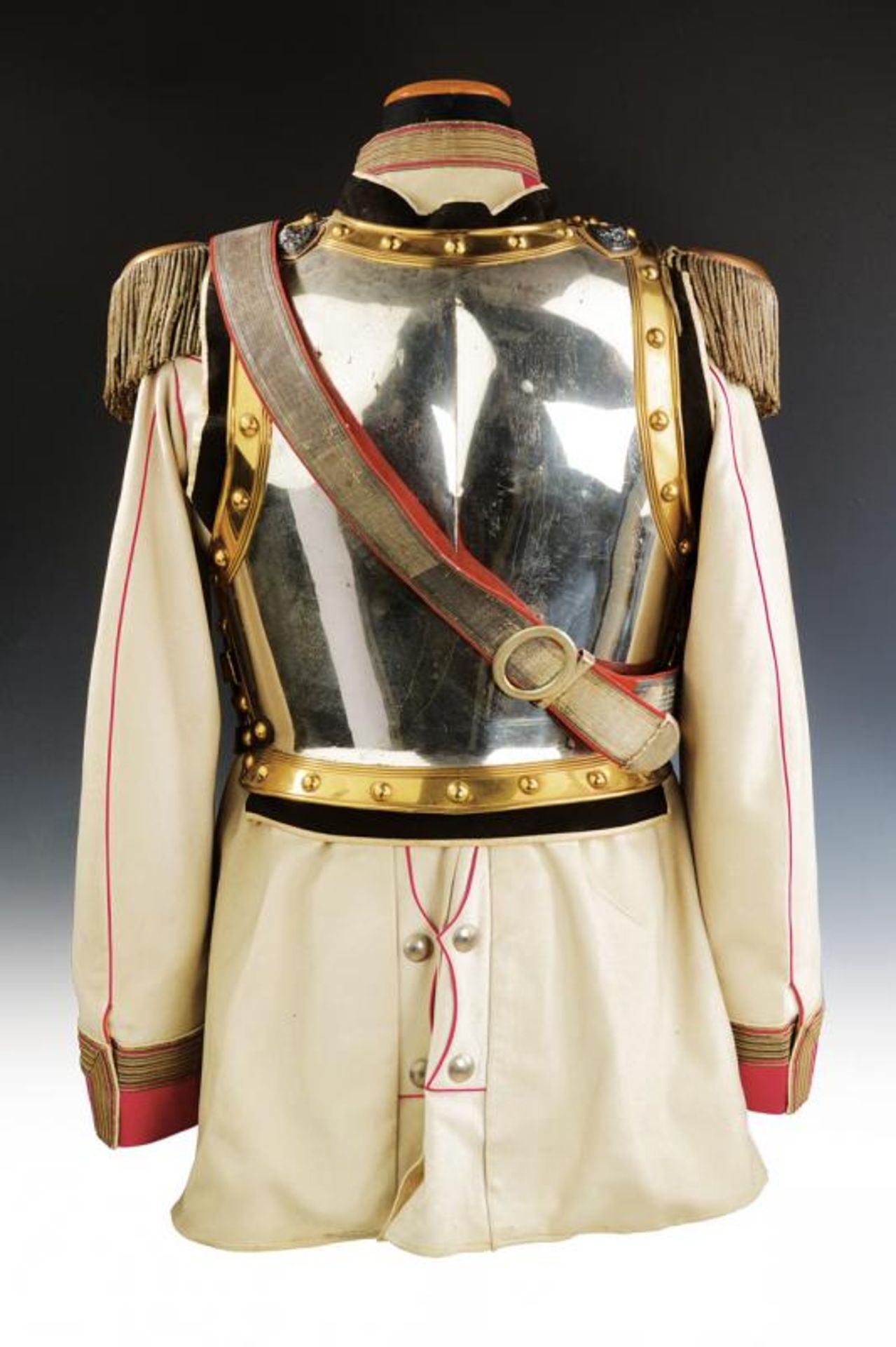 A very scarce officer's Koller and cuirass of the 4th Cuirassiers - Bild 2 aus 9