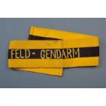 A 'FELD - GENDARM' arm strap