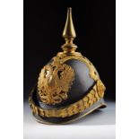 A rare officer's helmet of the Leib-Garde-Infanterie Kompanie or Leib-Garde-Reiter-Eskadron