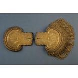 A oair of a staff officer's epaulettes