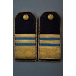 A pair of shoulder boards of a second class k.k Marine Oberkommissar