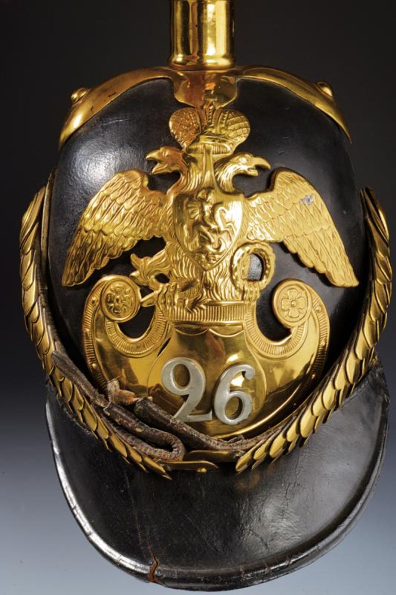 A very scarce 1844 model helmet of the 26th Infantry Regiment Mogilevsky - Image 5 of 11