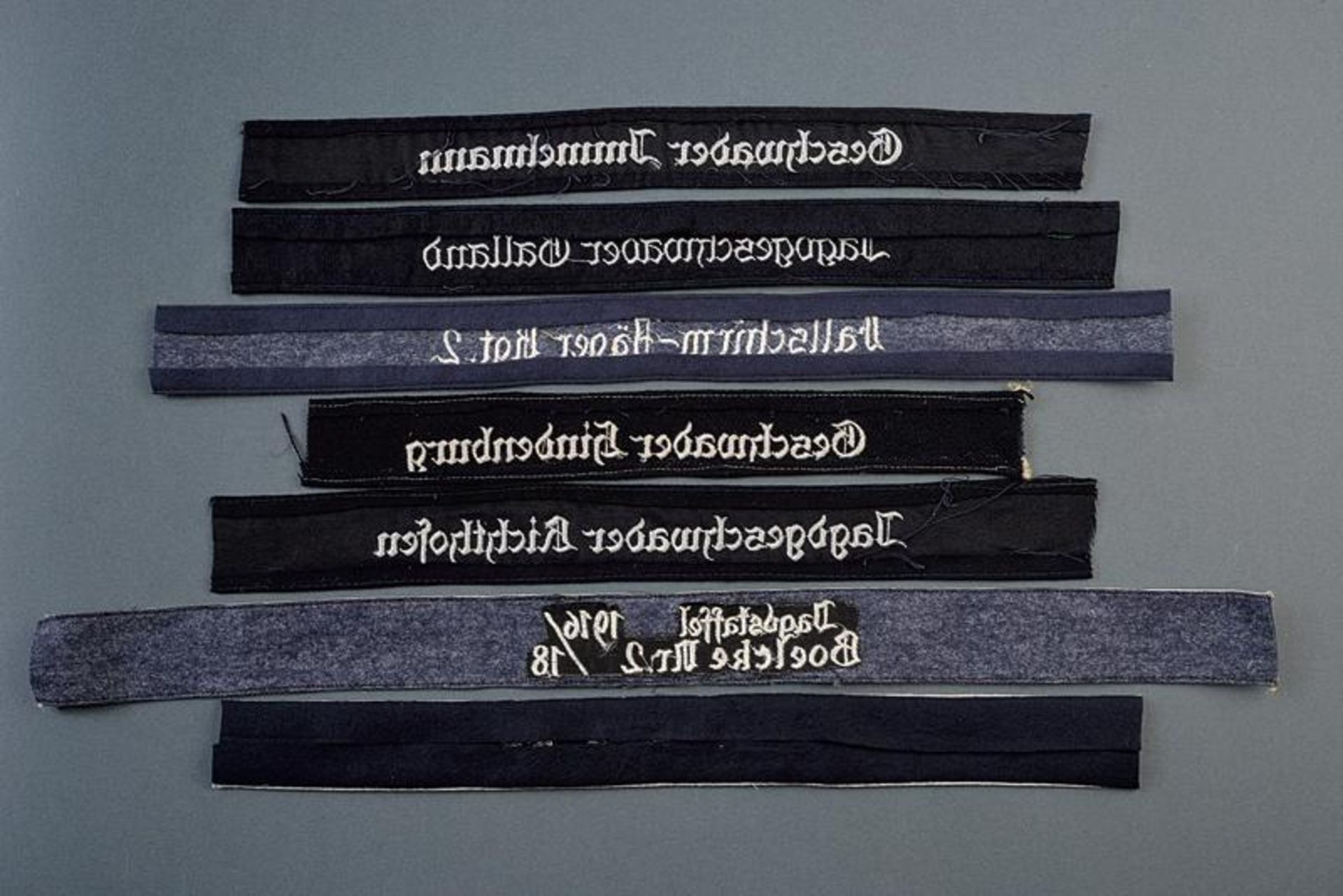 A lot of seven air force cuff titles (replica) - Image 2 of 2