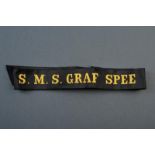 A navy cap ribbon S.M.S. Graf Spee