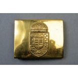 A trooper's belt buckle (Honved)