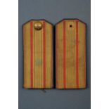 A pair of colonel's shoulder boards of the Lifeguard Jaeger
