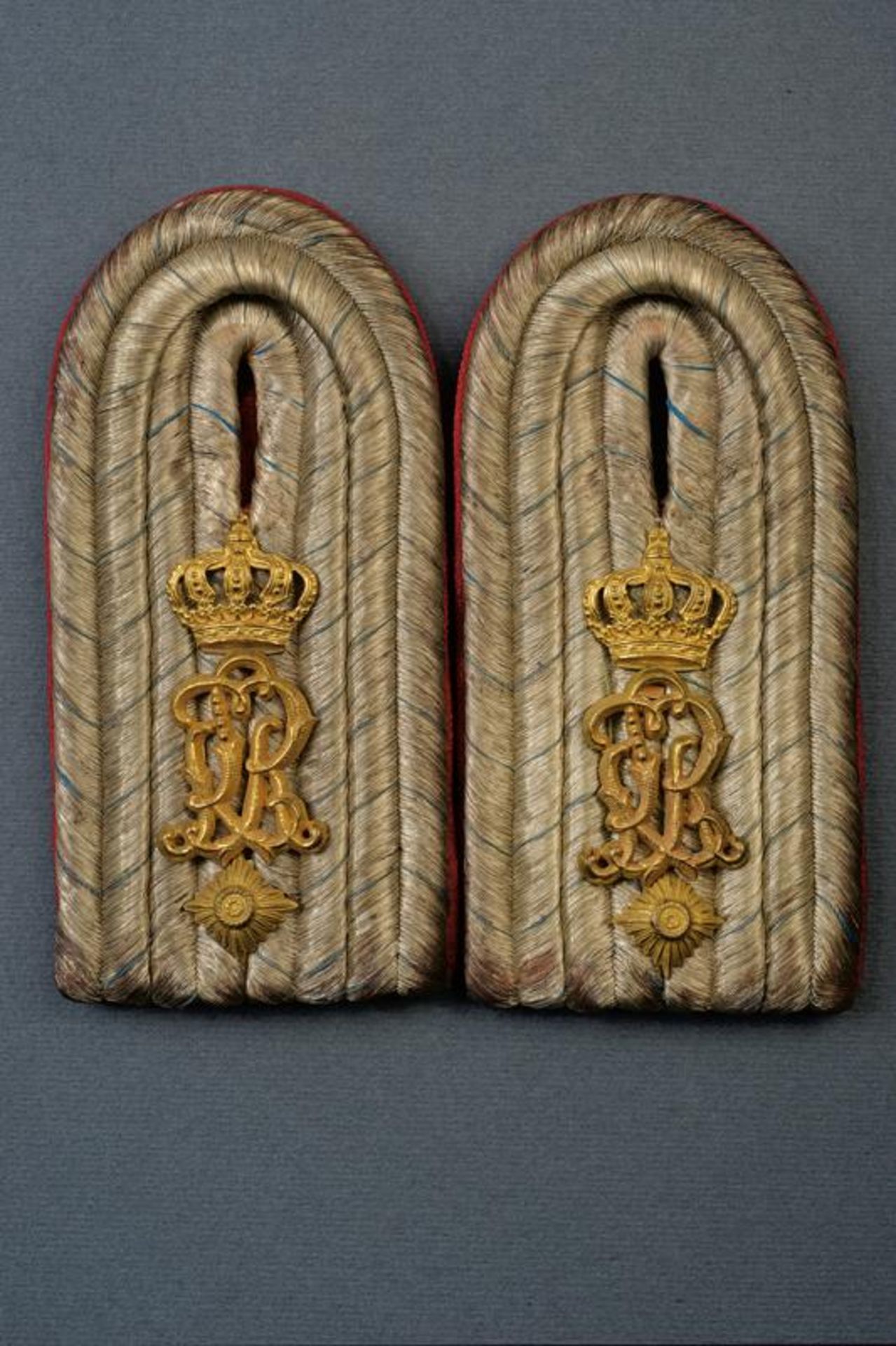 A pair of officer's shoulder boards